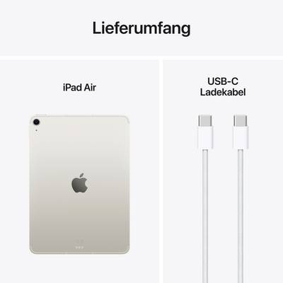 'Lieferumfang: iPad Air und USB-C Ladekabel'