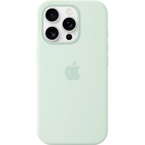 Thumbnail - Apple Silikon Case Silikon Case Apple iPhone 16 Pro Aquamarin Induktives Laden, MagSafe kompatibel, Stoßfest MDG04ZM/A