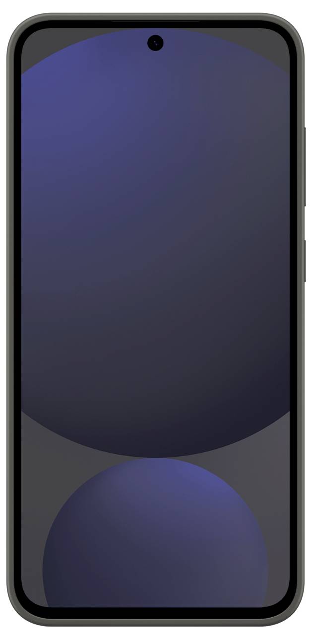 Ein modernes Smartphone mit einem großen, dunklen Bildschirm.