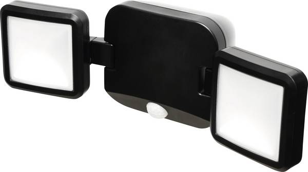 Müller-Licht Plaza 27700040 LED-Außenstrahler mit Bewegungsmelder 10 W Leuchtfarben: Neutralweiß