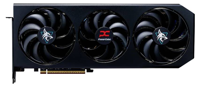 Powercolor Grafikkarte AMD Radeon RX 9070XT Radeon RX9070XT Hellhound OC 16 GB GDDR6-VRAM PCIe x16 HDMI® 2.1, DisplayPor