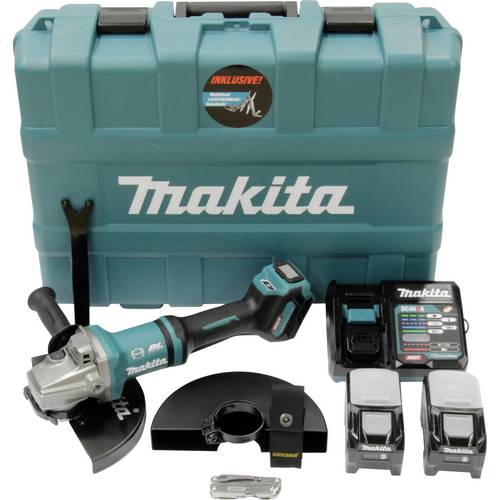 Makita GA038GT206 GA038GT206 Akku-Winkelschleifer 230 mm inkl. Akku, bürstenlos 40 V 5.0 Ah