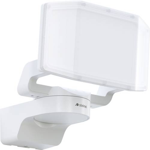 Steinel LED Außenstrahler XLED Protect weiß, Panorama Licht, 13.6 W LED Strahler schwenkbar, 1642 lm, 3000K