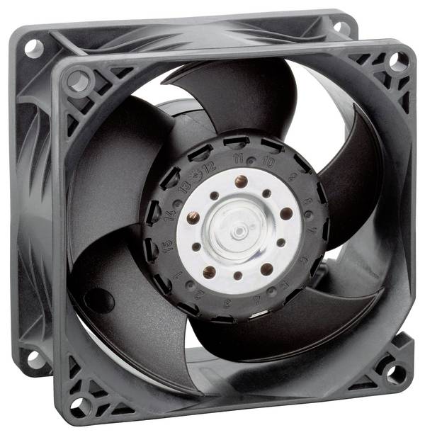 EBM Papst 8214J/2N Axiallüfter 24 V/DC 132 m³/h (L x B x H) 80 x 80 x 38 mm