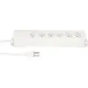 Max Hauri 124464 Steckdosenleiste ohne Schalter Weiß CH-Stecker 1 St.