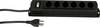 Max Hauri 124467 Steckdosenleiste mit Schalter Schwarz CH-Stecker 1 St.