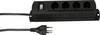 Max Hauri 136317 Steckdosenleiste mit Schalter Schwarz CH-Stecker 1 St.