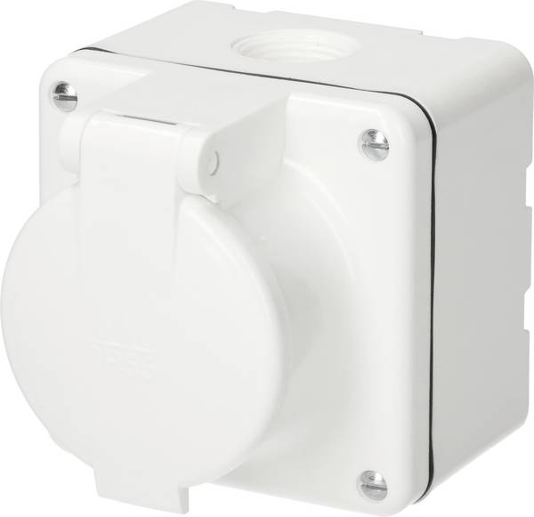 MICA 168262  Steckdose   IP55 Weiß