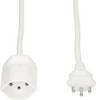 Max Hauri 169289 Strom Verlängerungskabel Weiß 10 m H05VV-F 3G 1,5 mm²