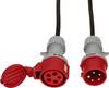 Max Hauri 170234 Strom Verlängerungskabel 16 A Schwarz/Rot 20 m H07RN-F 5G 1,5 mm²