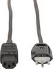 Max Hauri 171014 Strom Netzkabel Schwarz 2 m