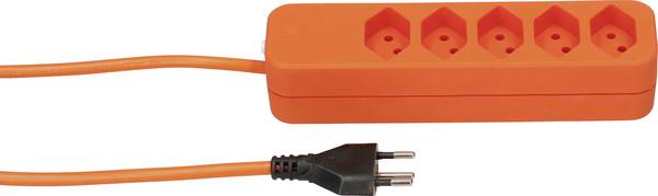 Max Hauri 172091 Steckdosenleiste  Orange CH-Stecker 1 St.