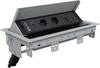 Max Hauri 173990 Einbau-Steckdosenleiste Grau, Schwarz, Anthrazit CH-Stecker