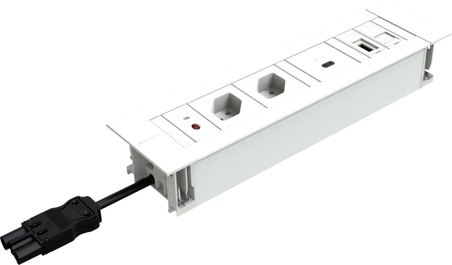 Max Hauri 174018 Steckdosenleiste Weiß CH-Stecker 1 St.