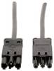 Adels-Contact 162398 Strom Verlängerungskabel 20 A Schwarz 3.00 m H05VV-F 3G 1,5 mm²