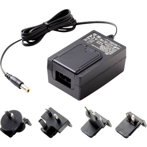 Dehner Elektronik SYS 1888-1505 (ZZU1888-300050) inkl. Plug-Set + Anschlusskabel IEC 60320 C7 AC/DC Tisch- und Steckerne...