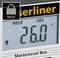 Digitales Neigungs- und Wasserwaagenmessgerät zeigt 26,0 Grad an. Obere Ecke Logo und 'HOLD'-Symbol mit Schloss.
