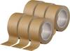TOOLCRAFT TO-10194390 Packband Braun (L x B) 50 m x 50 mm 6 St.