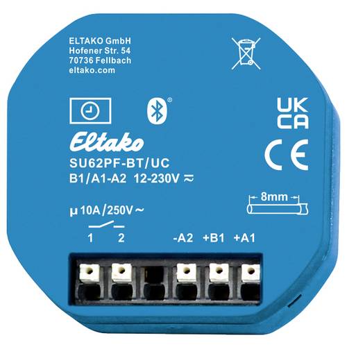 Eltako 30062006 Schaltuhr Astroprogramm, Tagesprogramm, Wochenprogramm IP20 Gangreserve, Zufallsfunktion