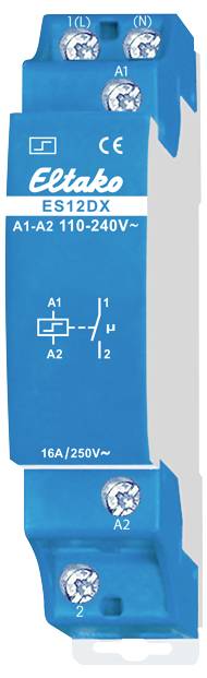 Stromstoß-Schalter Hutschiene Eltako ES12DX/110-240V 1 Schließer 16 A 1 St.