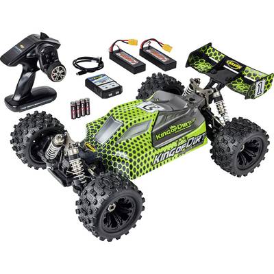 Carson Modellsport King of Dirt 2.0 Grün, Schwarz Brushless 1:8 RC Modellauto Elektro Buggy 100% RtR 2,4 GHz inkl. Akku,-0