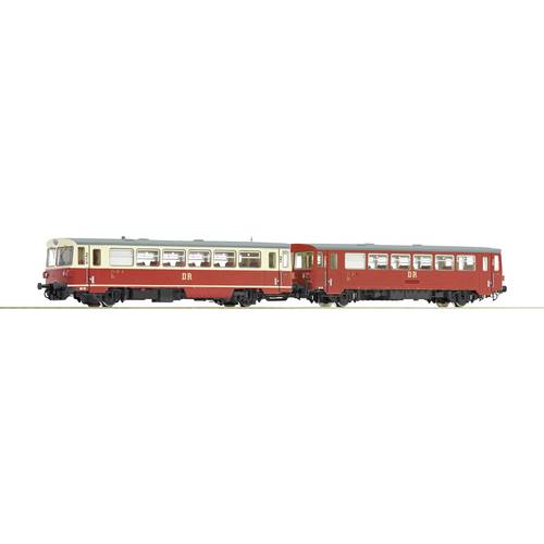 Roco 7700013 H0 Dieseltriebwagen BR 174 001-8 mit Beiwagen der DR