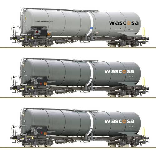 Roco 6600143 H0 3er-Set Kesselwagen der Wascosa