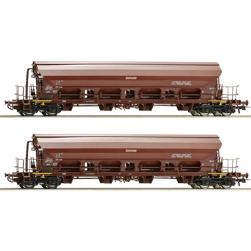 Roco 6600125 H0 2er-Set Schwenkdachwagen der DR