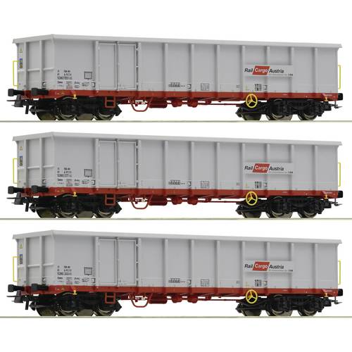 Roco 6600121 H0 3er-Set Offene Güterwagen der ÖBB