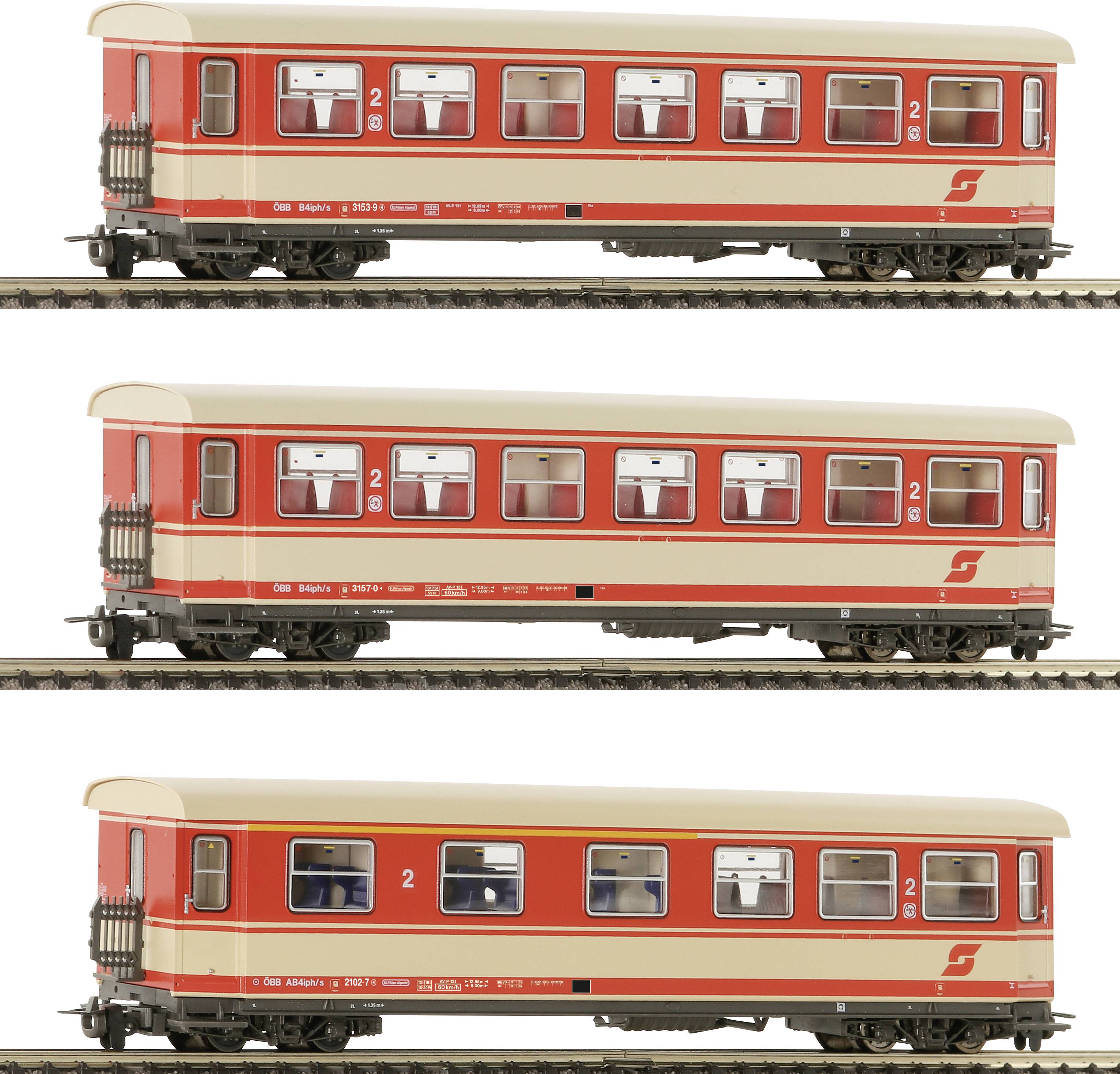 Roco 6240004 H0e 3er-Set Personenwagen der ÖBB