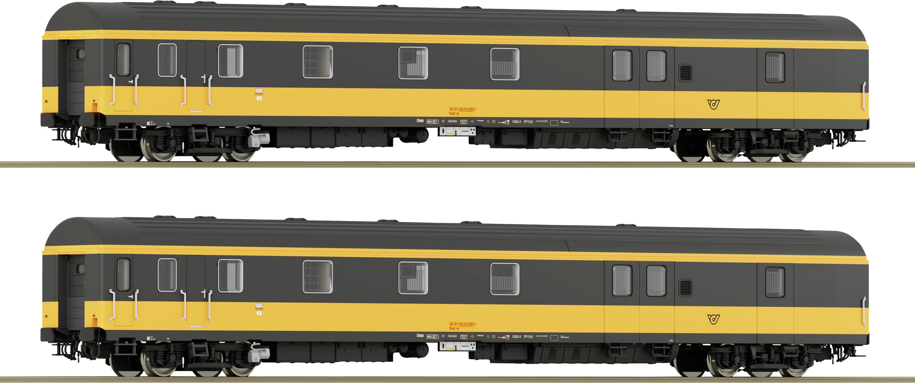 Roco 6210188 H0 2er-Set Bahnpostwagen der ÖBB