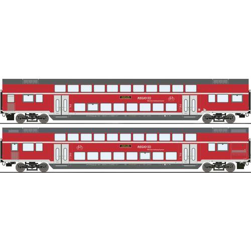 Roco 6200145 H0 2er-Set Doppelstockwagen der DB AG