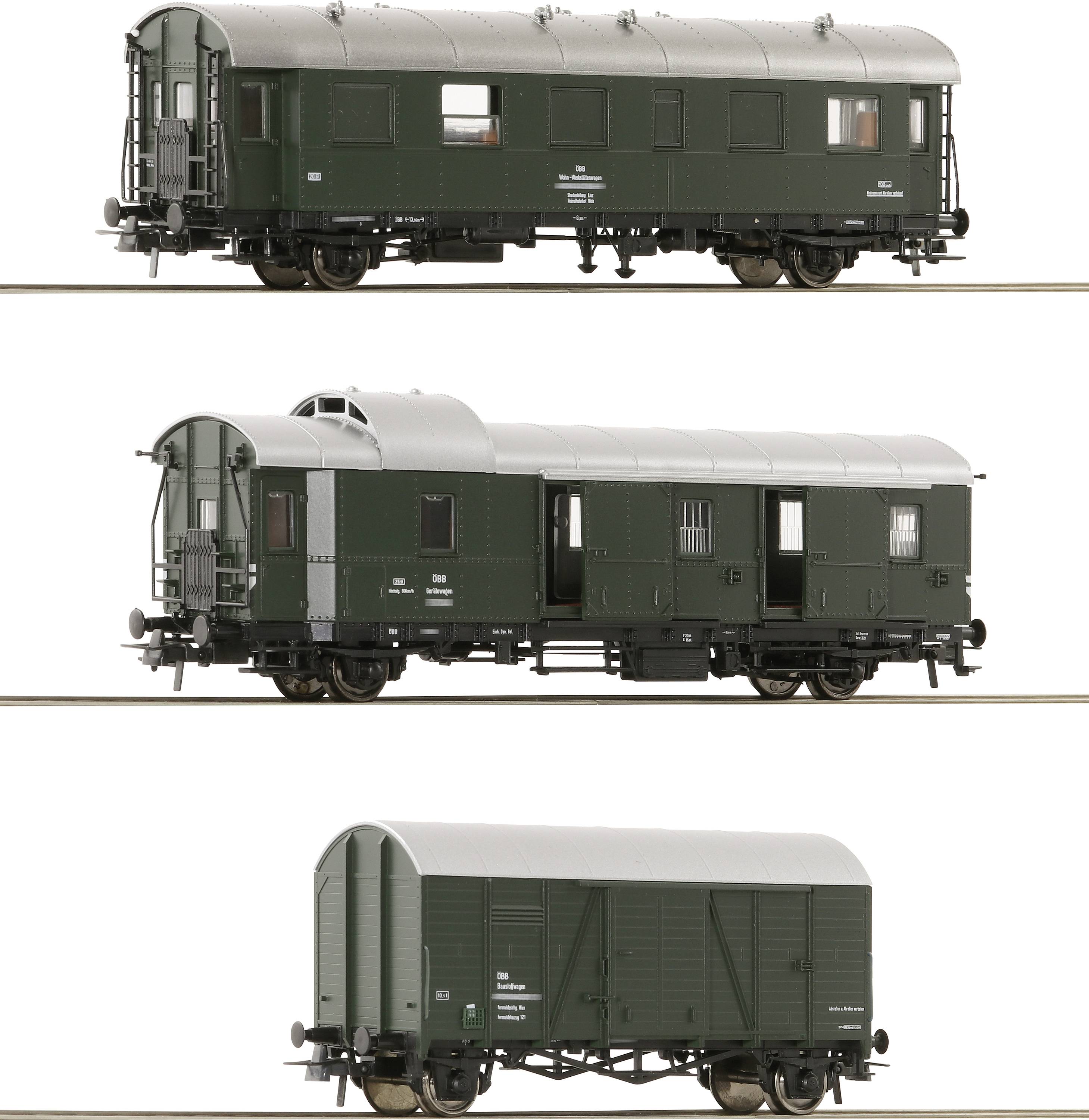 Roco 6200134 H0 3er-Set Begleitwagen der ÖBB