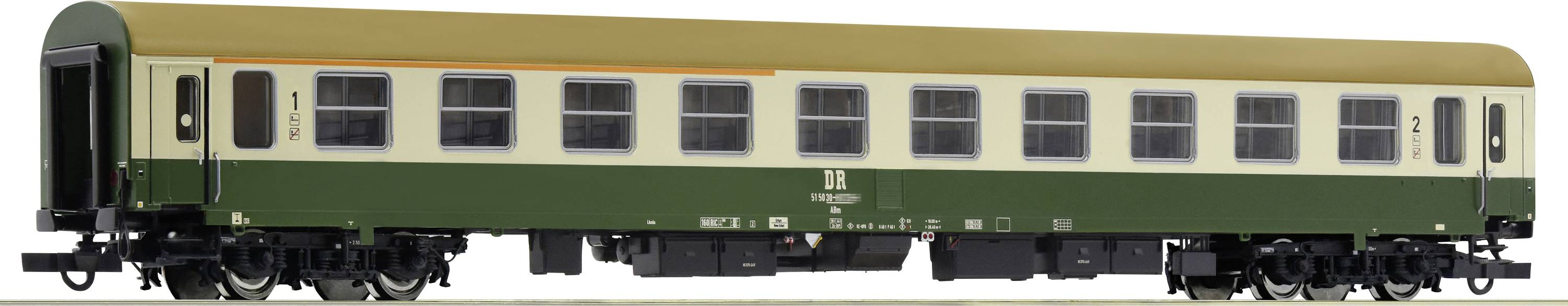Roco 6200115 H0 Schnellzugwagen 1./2. Klasse der DR 1./2. Klasse