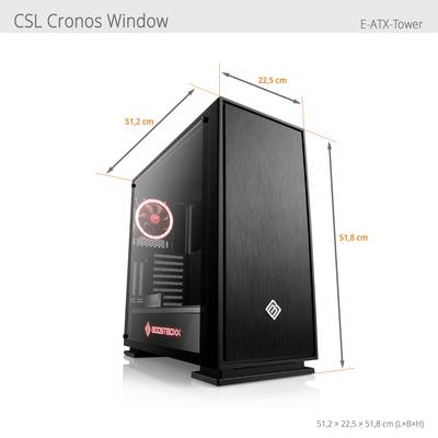 CSL Computer Gaming PC Gaming PC M11910H AMD Ryzen 7 9800X3D 5.2 GHz 32 GB RAM 2000 GB SSD Nvidia GeForce RTX™ 5080 16 G-5