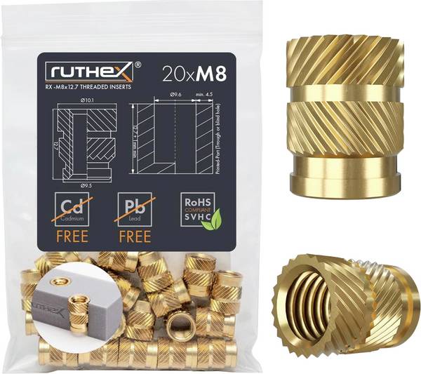 ruthex Gewindeeinsatz  RX-M8x12.7 GE-M8x127-001
