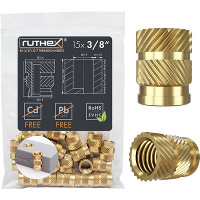 ruthex Gewindeeinsatz RX-3/8“-16-x12.7 GE-3/8x127-001