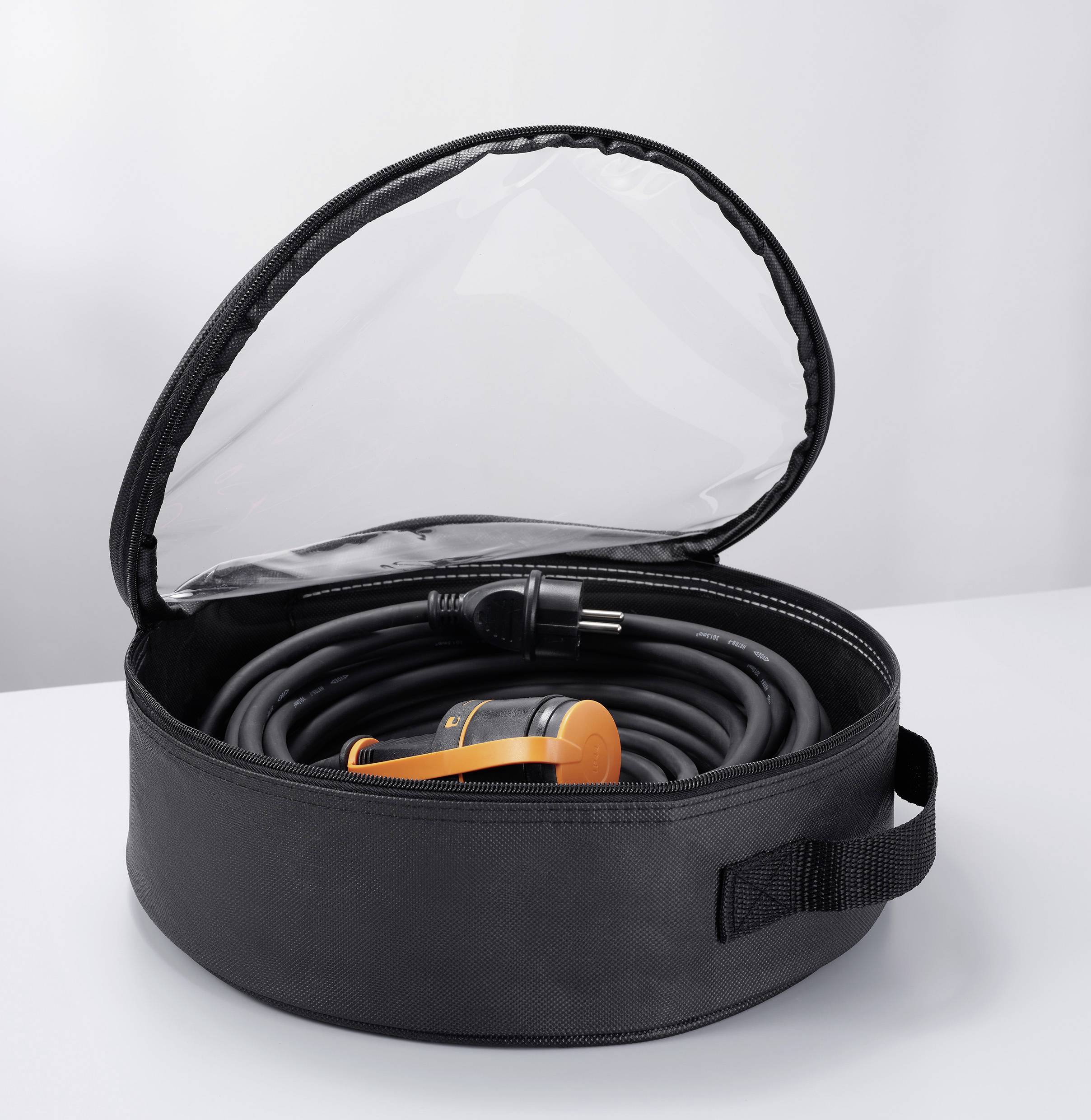 Sygonix SY-6797958 Strom Kabeltasche Schwarz-5