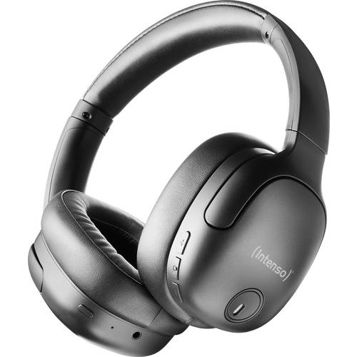 Thumbnail - Intenso Over-Ear O400HA black 3740400 Over Ear Kopfhörer Bluetooth® Stereo Schwarz Noise Cancelling Faltbar Computer