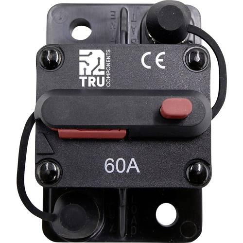 TRU COMPONENTS TC-13596592 Sicherungsautomat 60 A Schwarz 1 St.