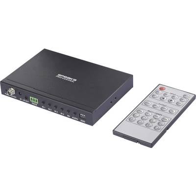 SpeaKa Professional SP-HDS-QMV200 4 Port HDMI Quad Multi-Viewer mit Picture in Picture-Funktion 3480 x 2160 Pixel-0