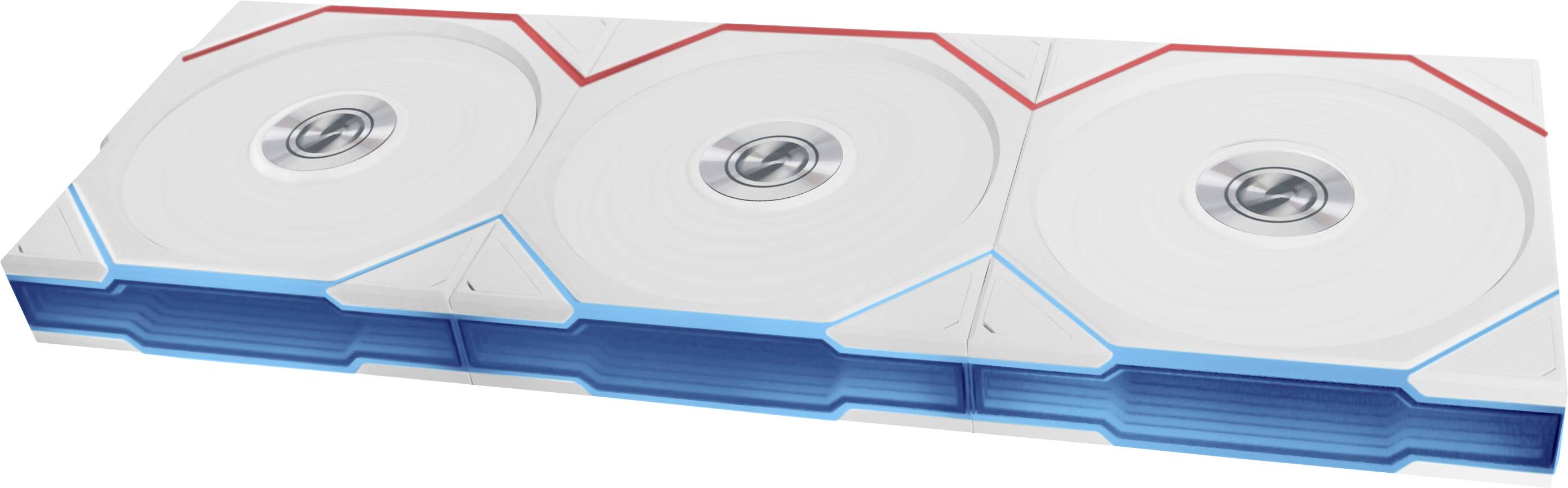 Thumbnail - Lian Li Lian Li UNI FAN TL Wireless Lüfter, ARGB, PWM, 3er-Pack - Reverse Blade, 120mm PC-Gehäuse-Lüfter Weiß (B x H x T...