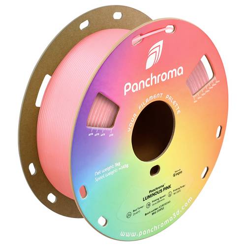 Thumbnail - Polymaker CA02034 Panchroma™ Luminous Filament PLA nachleuchtend 1.75 mm 1000 g Pink 1 St.