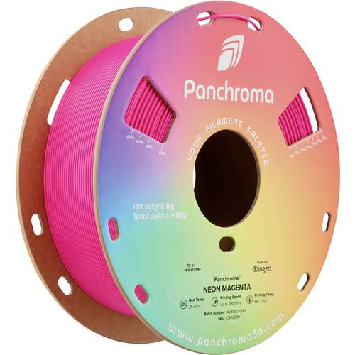 Polymaker CA02009 Panchroma™ Neon Filament PLA fluoreszierend, Farbwechsel 1.75 mm 1000 g Neon-Magenta (fluoreszierend) ...