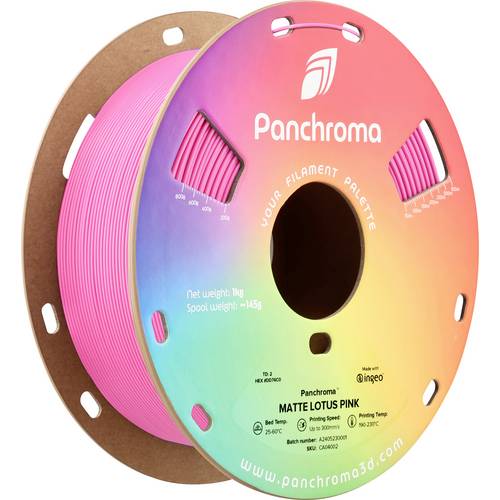 Polymaker CA04002 Panchroma™ Matte Filament PLA Matt, geringerer Kunststoffgehalt 1.75 mm 1000 g Lotus Pink, Pink 1 St.