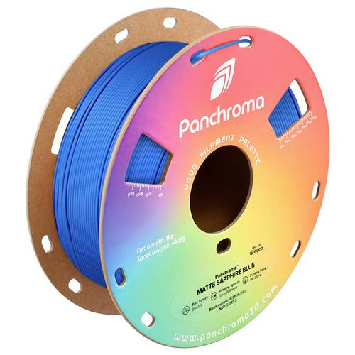 Polymaker CA04038 Panchroma™ Matte Filament PLA Matt, geringerer Kunststoffgehalt 1.75 mm 1000 g Sapphire Blue, Blau 1 S...