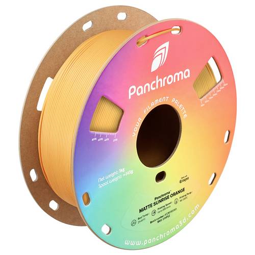 Polymaker CA04040 Panchroma™ Matte Filament PLA Matt, geringerer Kunststoffgehalt 1.75 mm 1000 g Sunrise Orange, Orange ...
