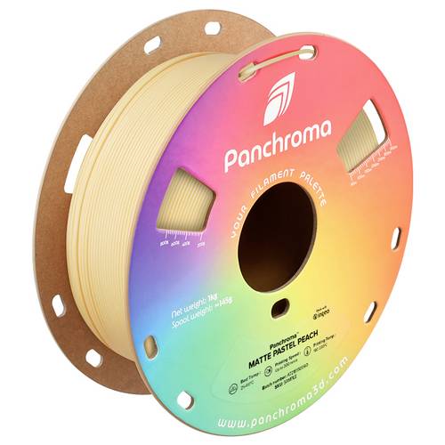 Polymaker CA04033 Panchroma™ Matte Filament PLA Matt, geringerer Kunststoffgehalt 1.75 mm 1000 g Pastel Peach, Pfirsich ...