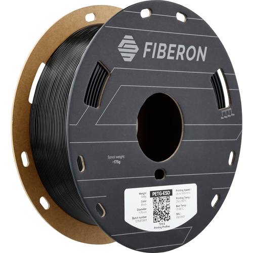 Polymaker FB03001 Fiberon™ PETG-ESD Filament PETG ESD ESD-sicher 1.75 mm 500 g Schwarz 1 St.