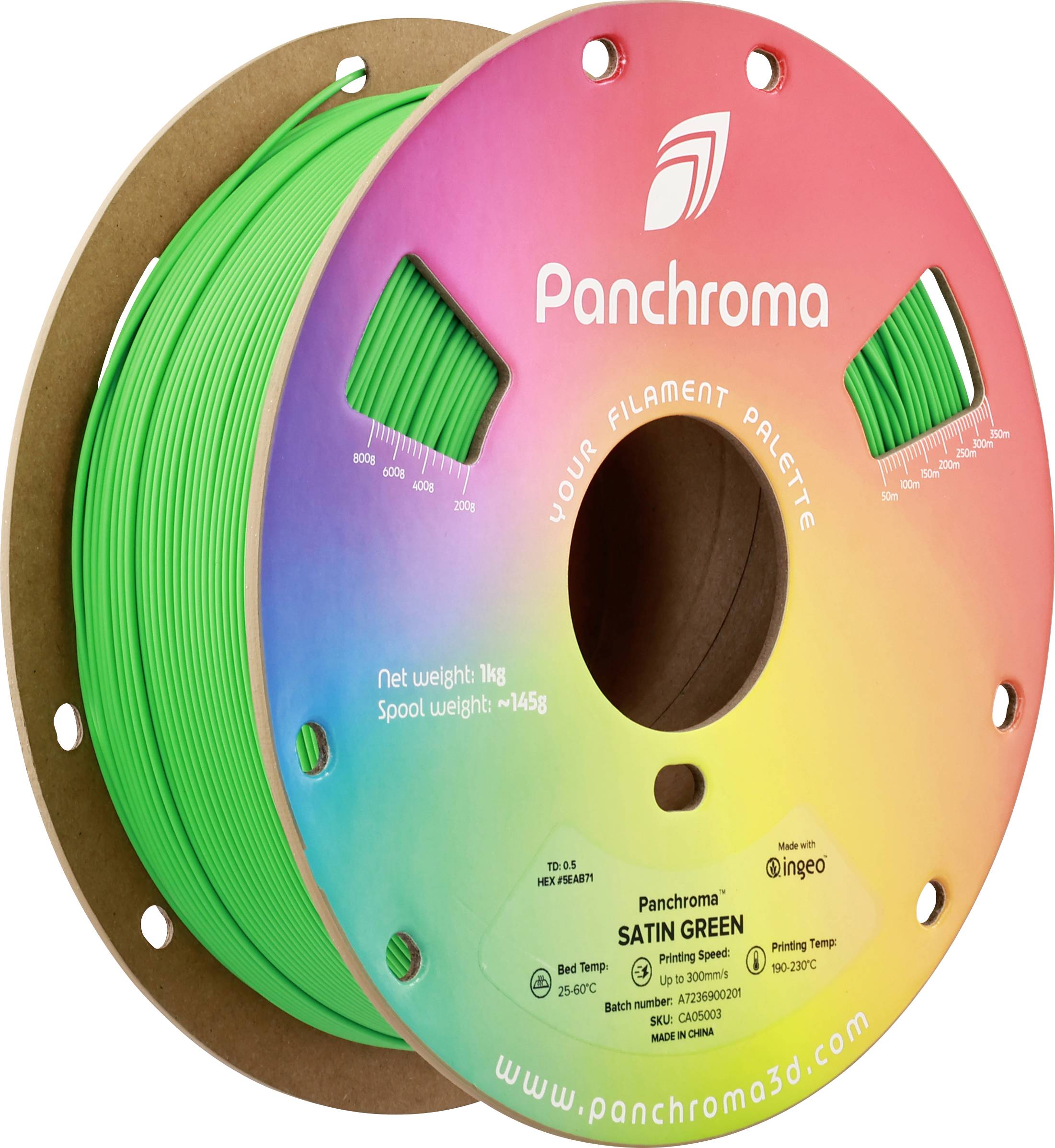 Polymaker CA05003 Panchroma™ Satin Filament PLA kunststof Gesatineerd, Hoge stijfheid 1.75 mm 1000 g 1 stuk(s)